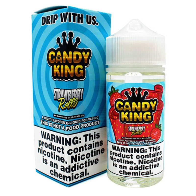 Candy King Strawberry Rolls 3MG vapinggoat